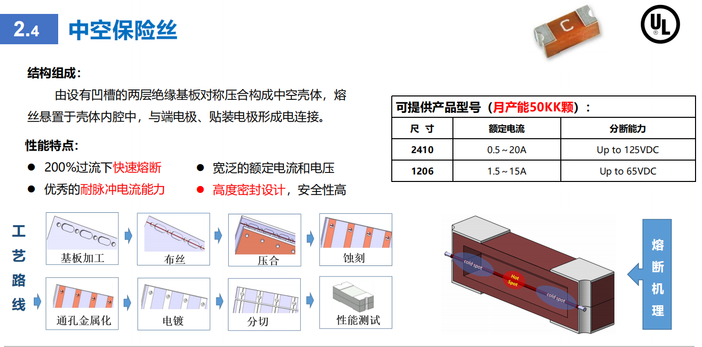 WAYQN維安中空保險絲